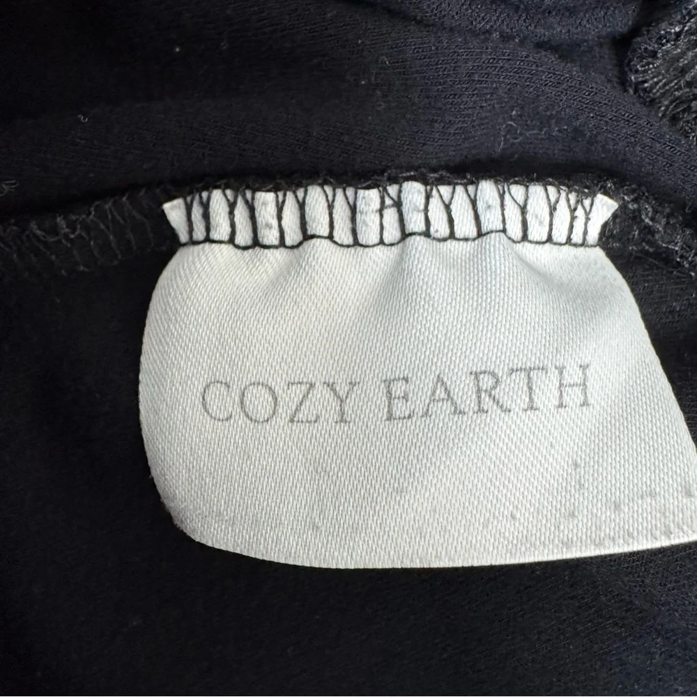 Cozy Earth Womens Bamboo Jogger Pants Black Size Medium Loungewear Comfy Stretch - Picture 10 of 16